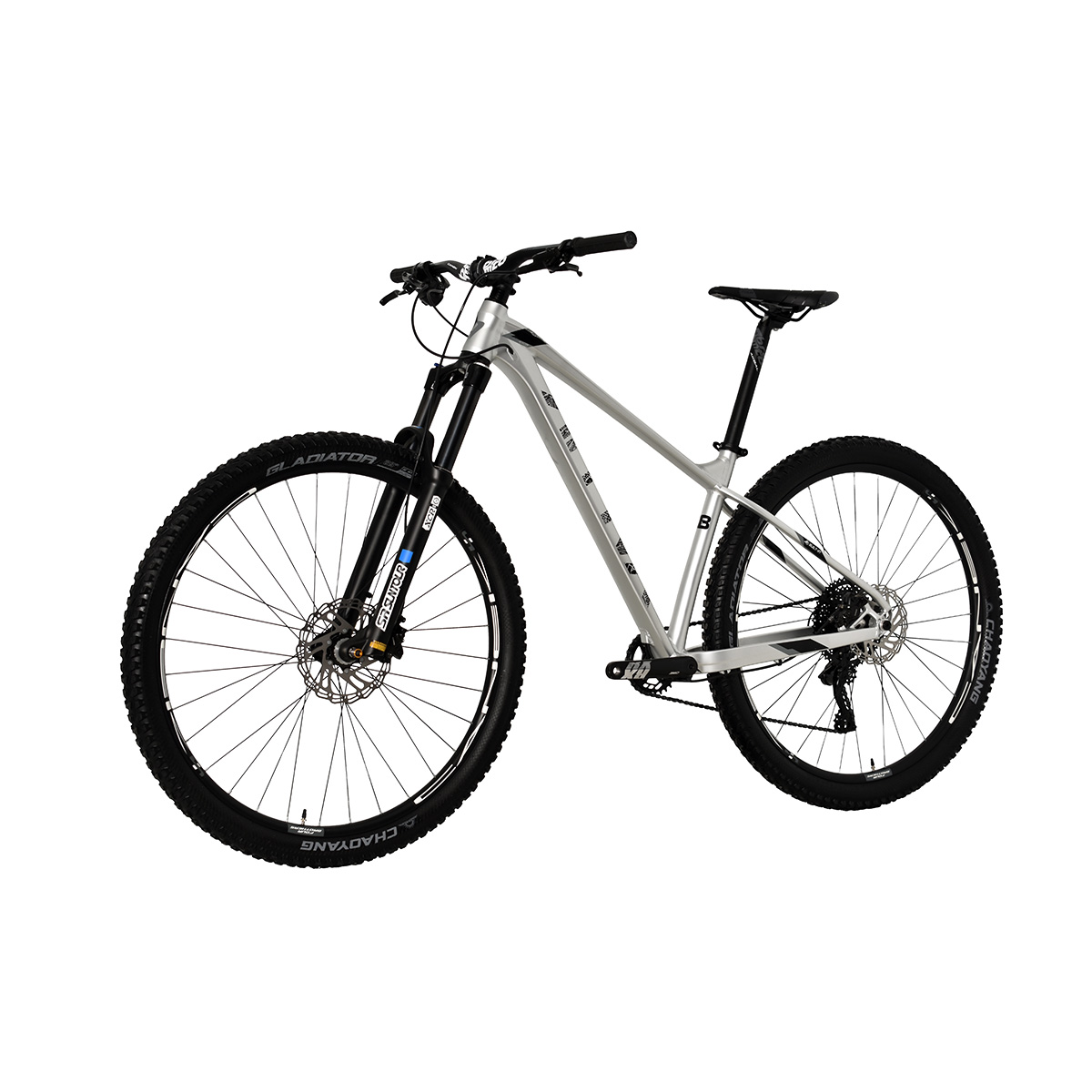 Bicicleta Belfort Yaluk R29 T17 Plata Negro 2024.
