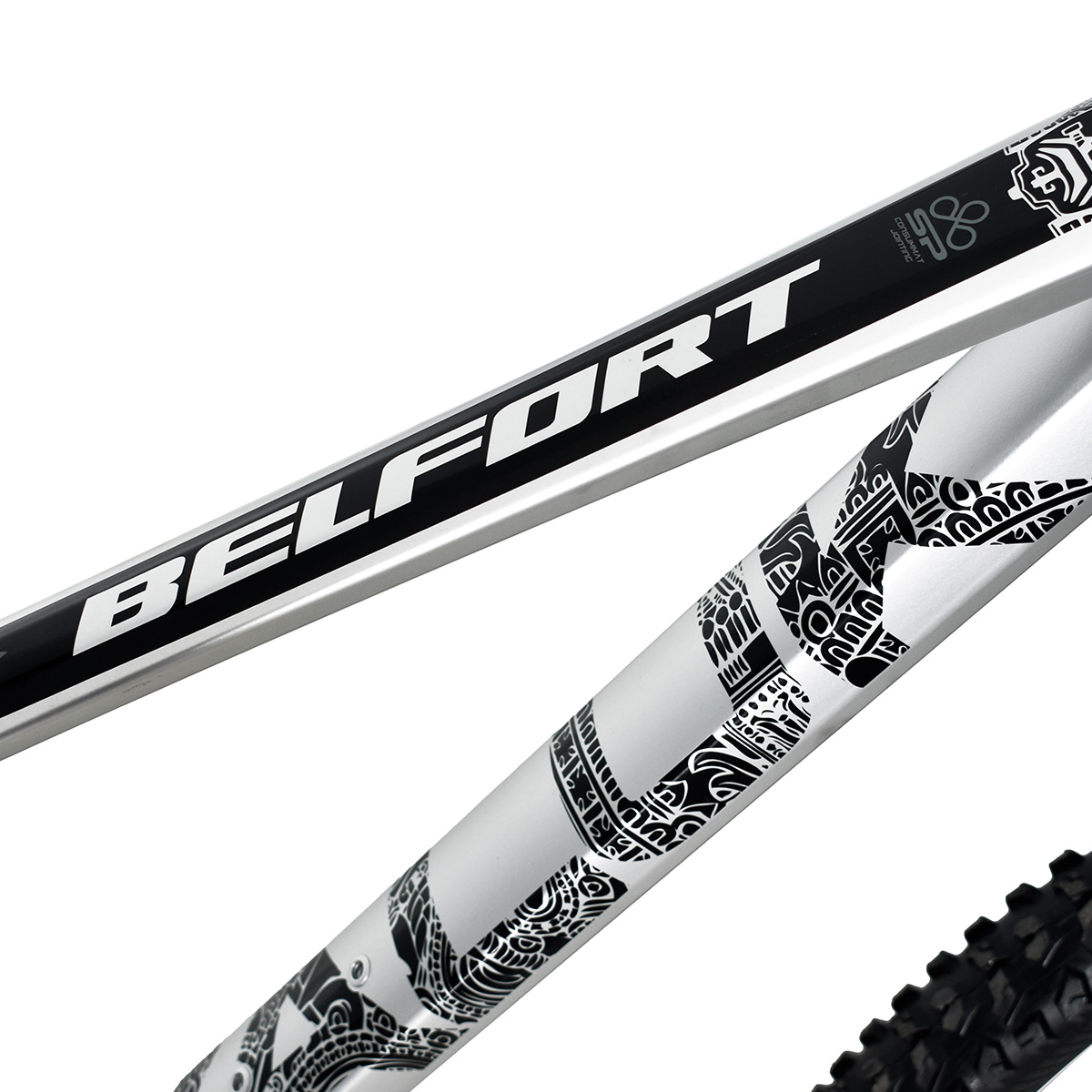 Bicicleta Belfort Yaluk R29 T17 Plata Negro 2024.