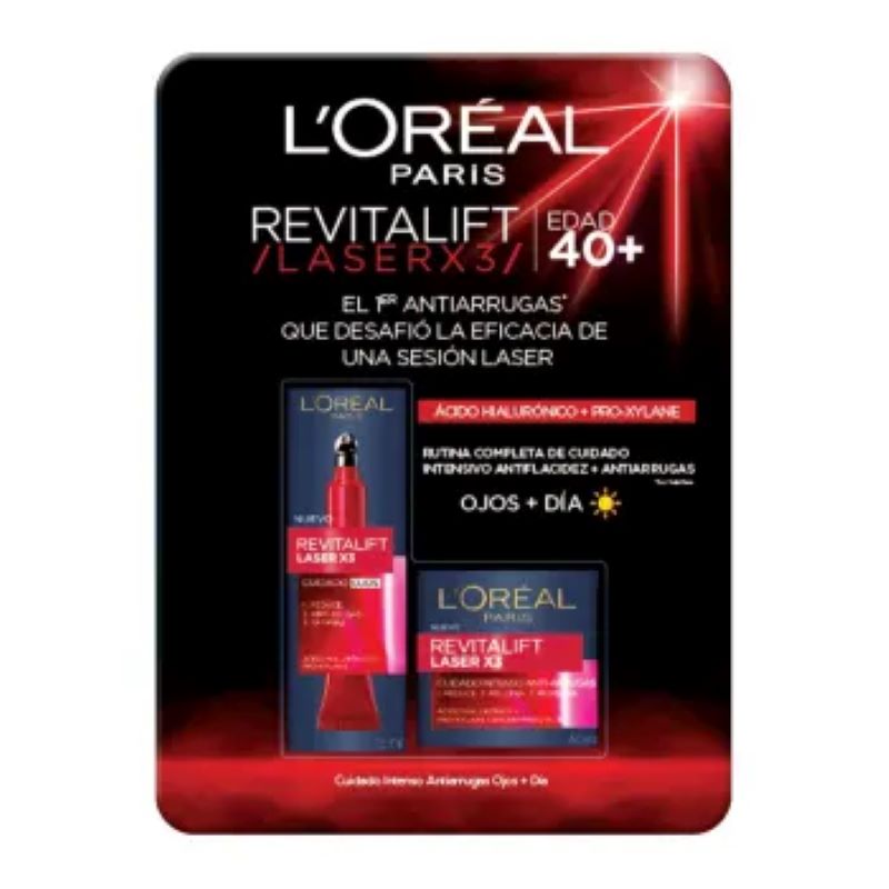 Crema Facial L'Oréal Revitalif  980025522 Laser + 1 Crema de Ojos