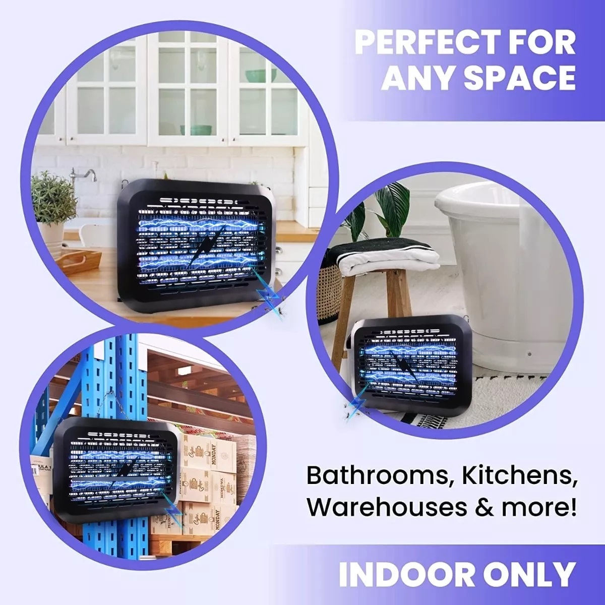 Lámpara Mata Mosquitos Eléctrico Portatil Antimosquitos