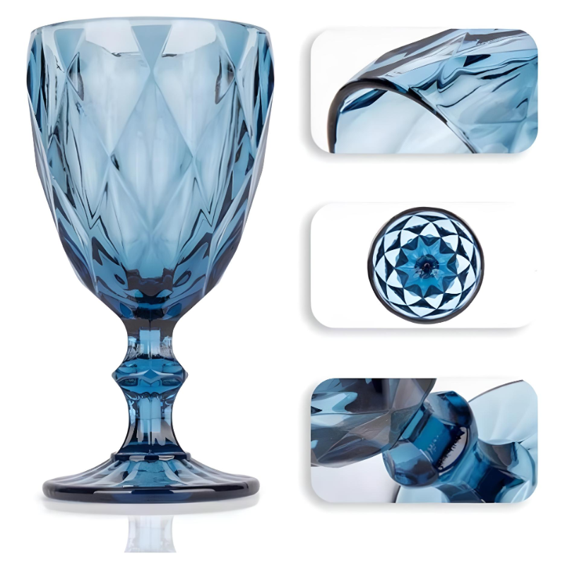 Vino espumoso con copa de cristal personalizada - Kit Quiero