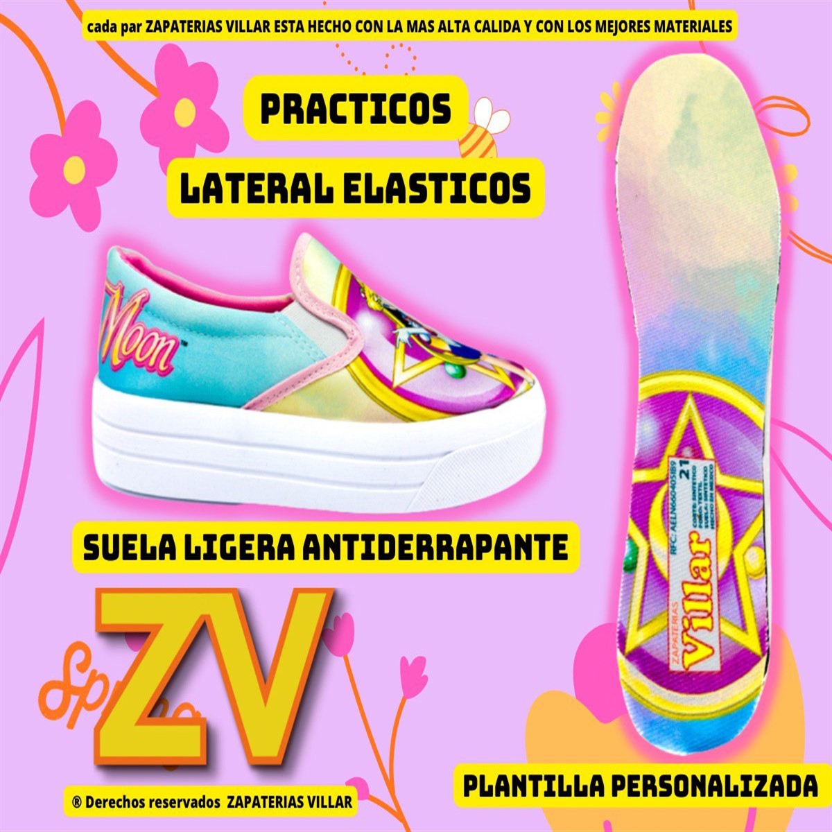 Tenis Niña Sailor Moon Pretty Guardian Anime Manga 430-2-rsm.