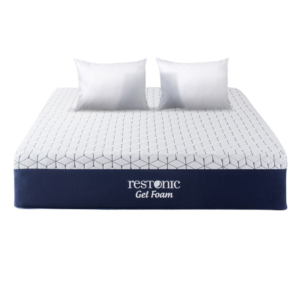 Colchon Restonic King Size Gel Foam + 2 Almohadas SC