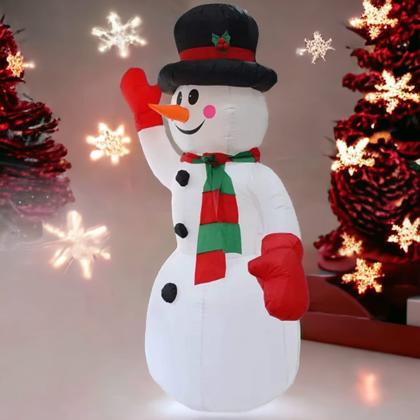 MUNECO DE NIEVE INFLABLE