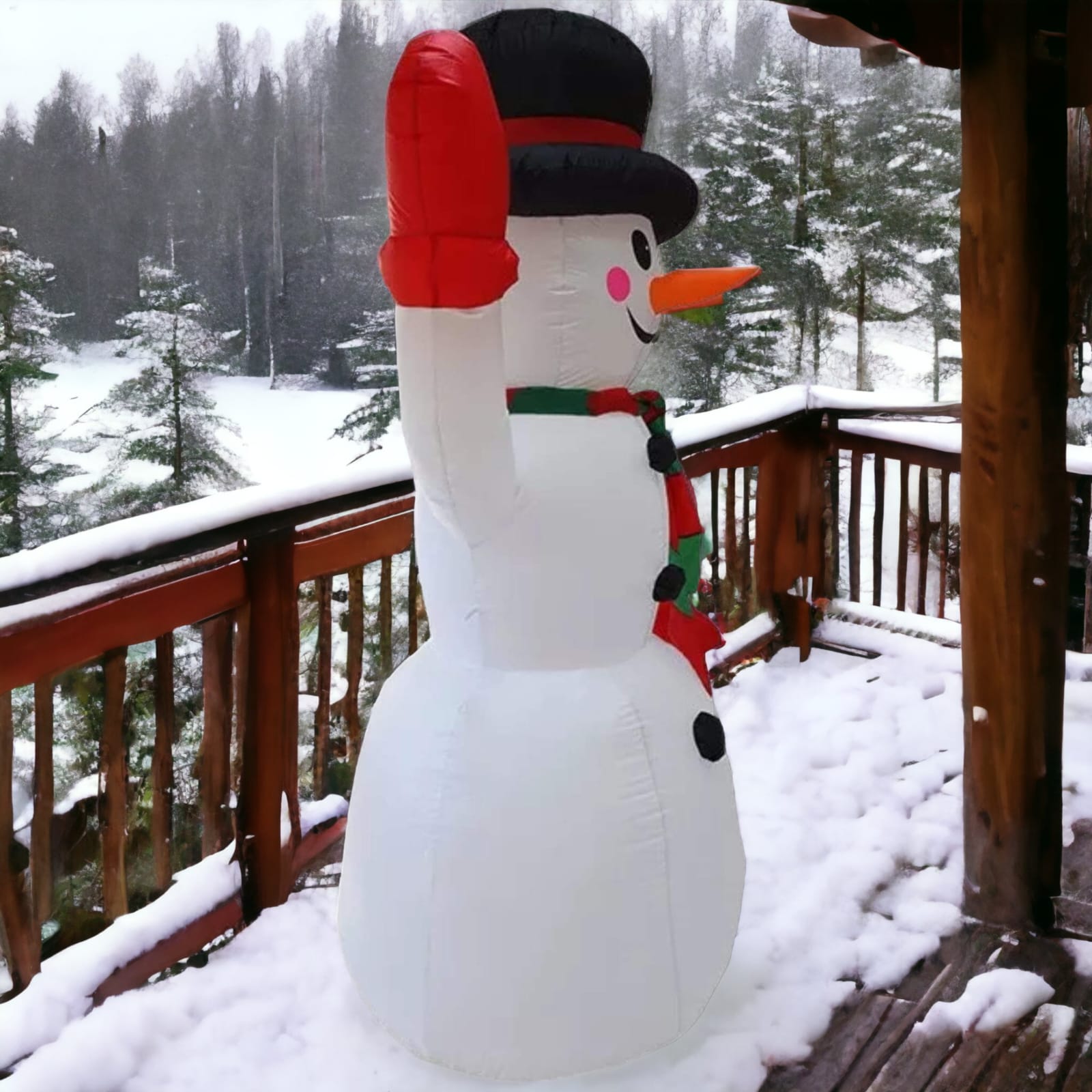 MUNECO DE NIEVE INFLABLE