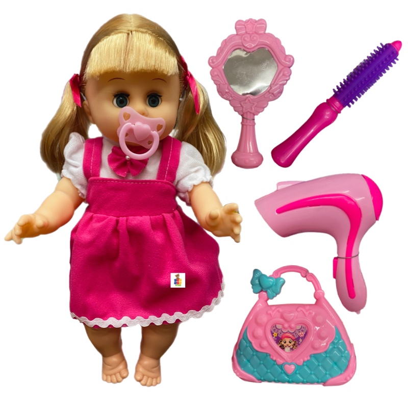 Muñeca Bebé Con Accesorios De Belleza Y Sonido Lovely Doll