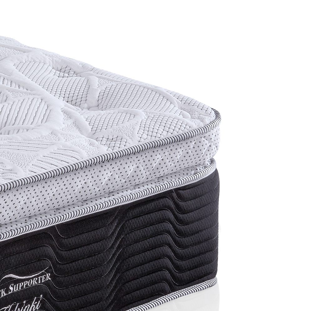 Colchon Spring Air Matrimonial Helsinki + 1 Almohada Luxury + 1 Protector Dry Tech
