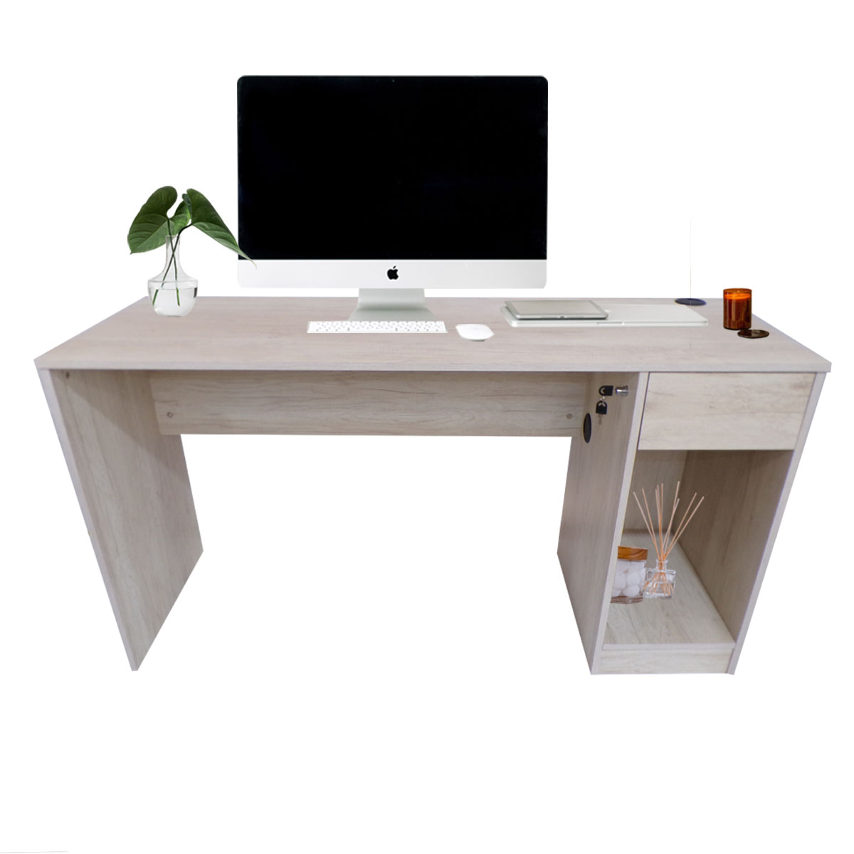 Escritorio Con Cajón Modelo Ejecutivo Con Llave