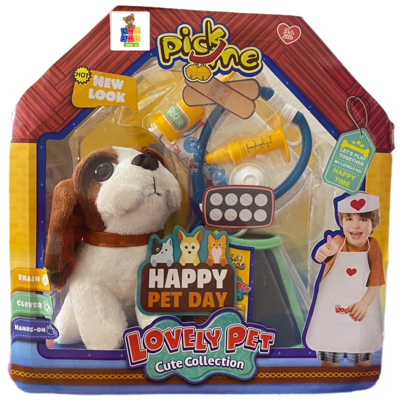 Juego De Veterinaria Mascota Peluche Y Accesorios Lovely Pet