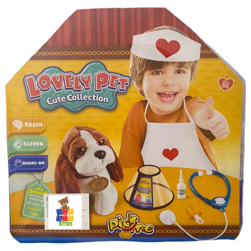 Juego De Veterinaria Mascota Peluche Y Accesorios Lovely Pet