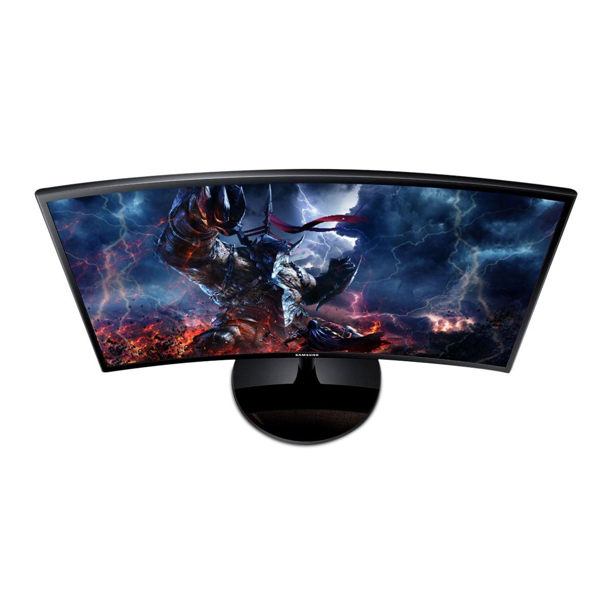 Combo Monitor Samsung CF390 24Pulg LED fhd Curvo Freesync + Audìfonos