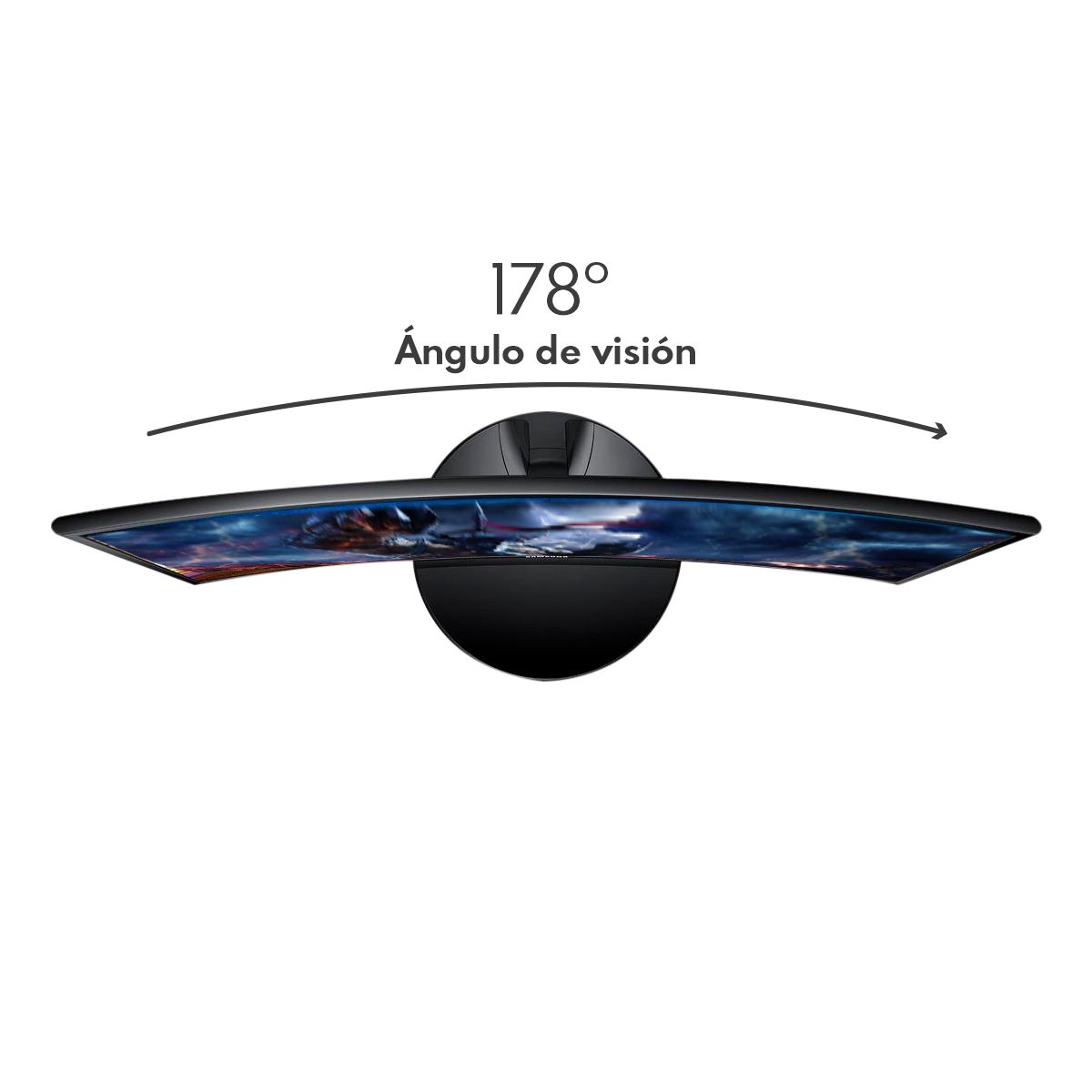 Combo Monitor Samsung CF390 24Pulg LED fhd Curvo Freesync + Audìfonos