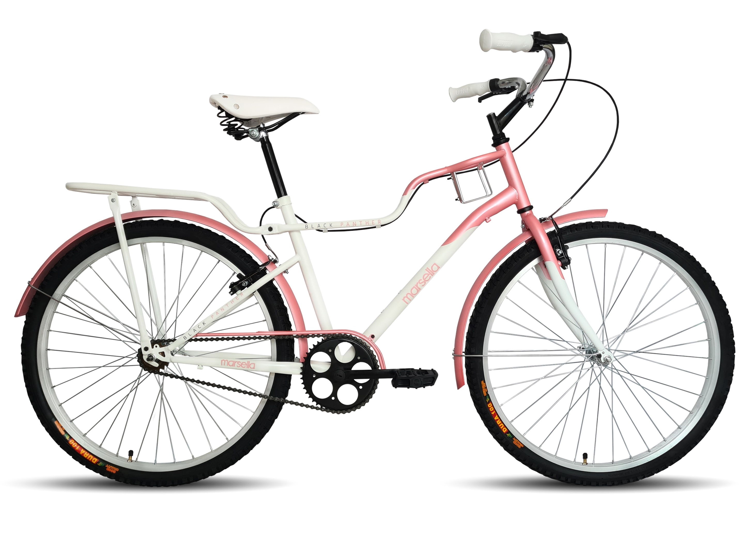 Bicicleta Urbana Marsella Rodada 26 Portabulto Rosa
