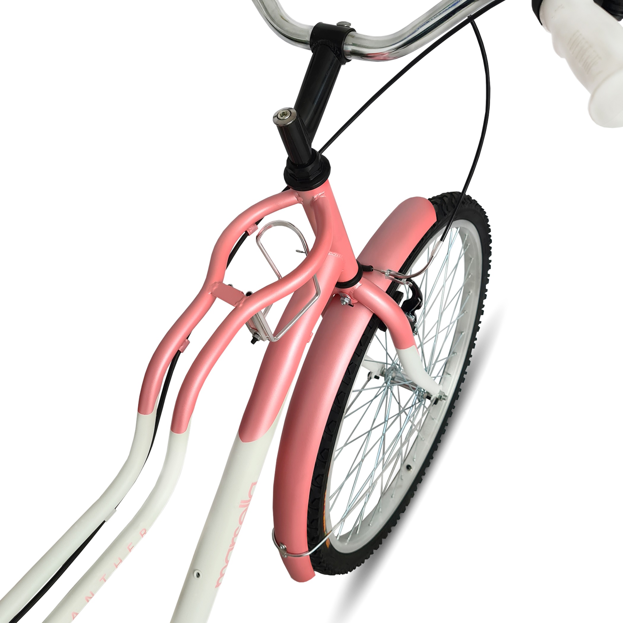 Bicicleta Urbana Marsella Rodada 26 Portabulto Rosa