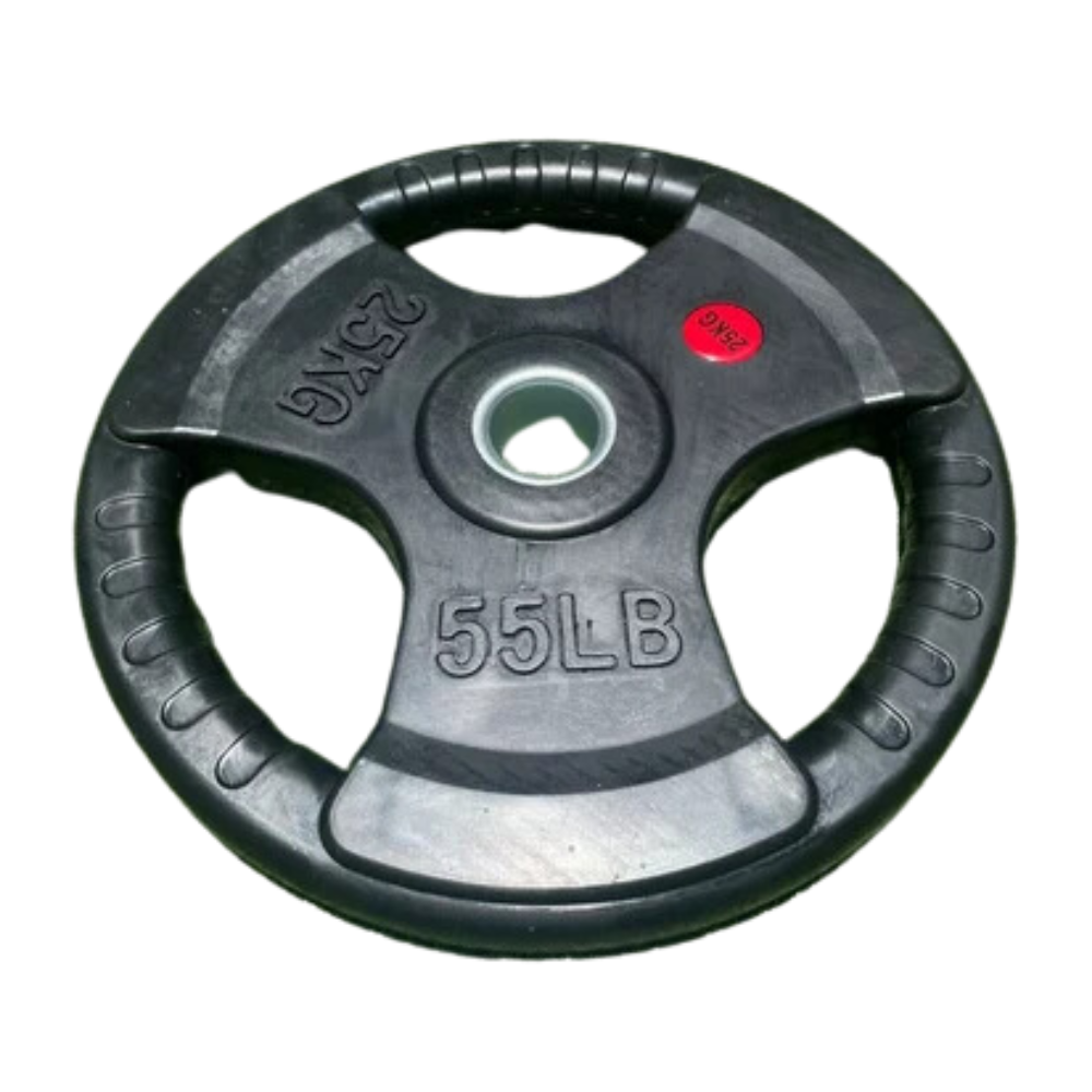 Par De Discos Plastificados de 55 Lbs ( 25kg )