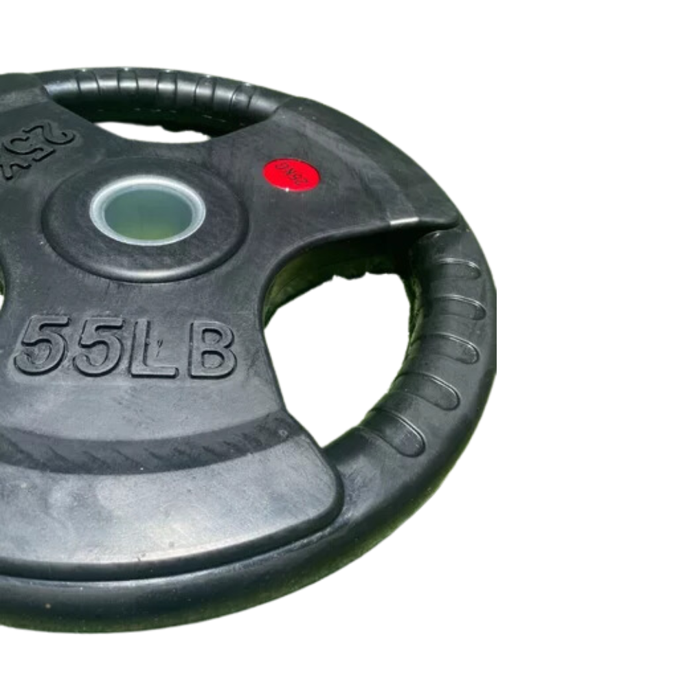 Par De Discos Plastificados de 55 Lbs ( 25kg )