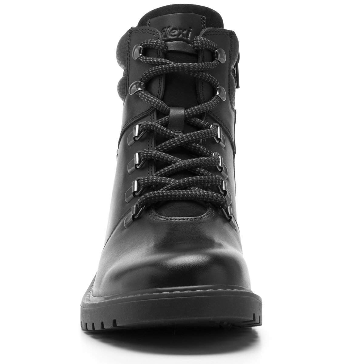 Botas Urbanas Flexi Outdoors Mujer 37819 Negro Piel Cierre