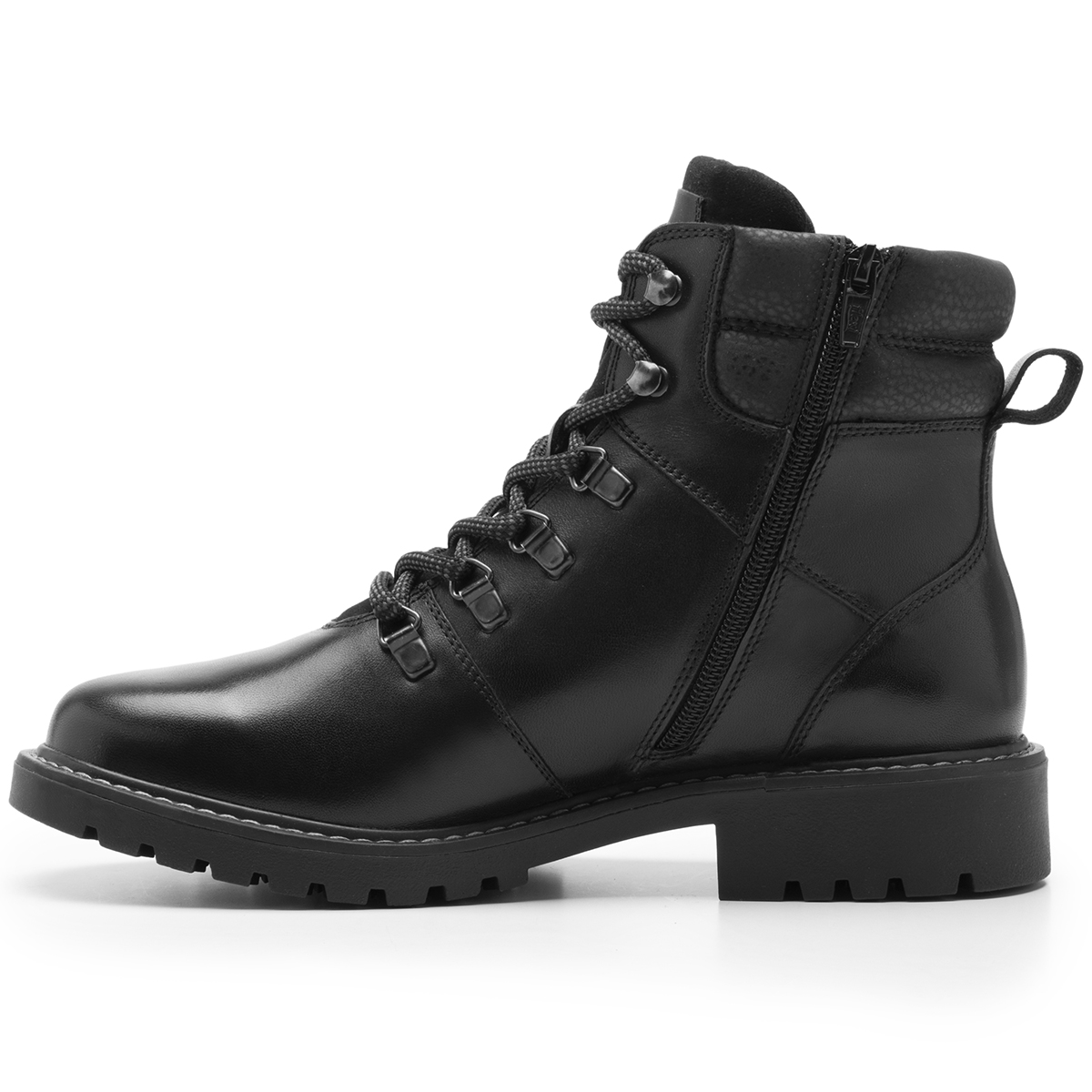 Botas Urbanas Flexi Outdoors Mujer 37819 Negro Piel Cierre