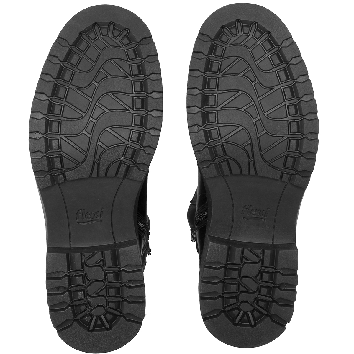 Botas Urbanas Flexi Outdoors Mujer 37819 Negro Piel Cierre