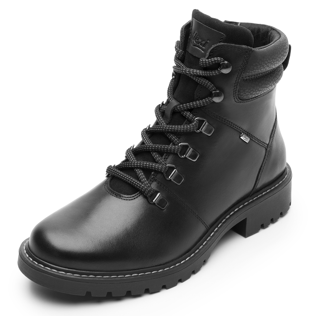 Botas Urbanas Flexi Outdoors Mujer 37819 Negro Piel Cierre