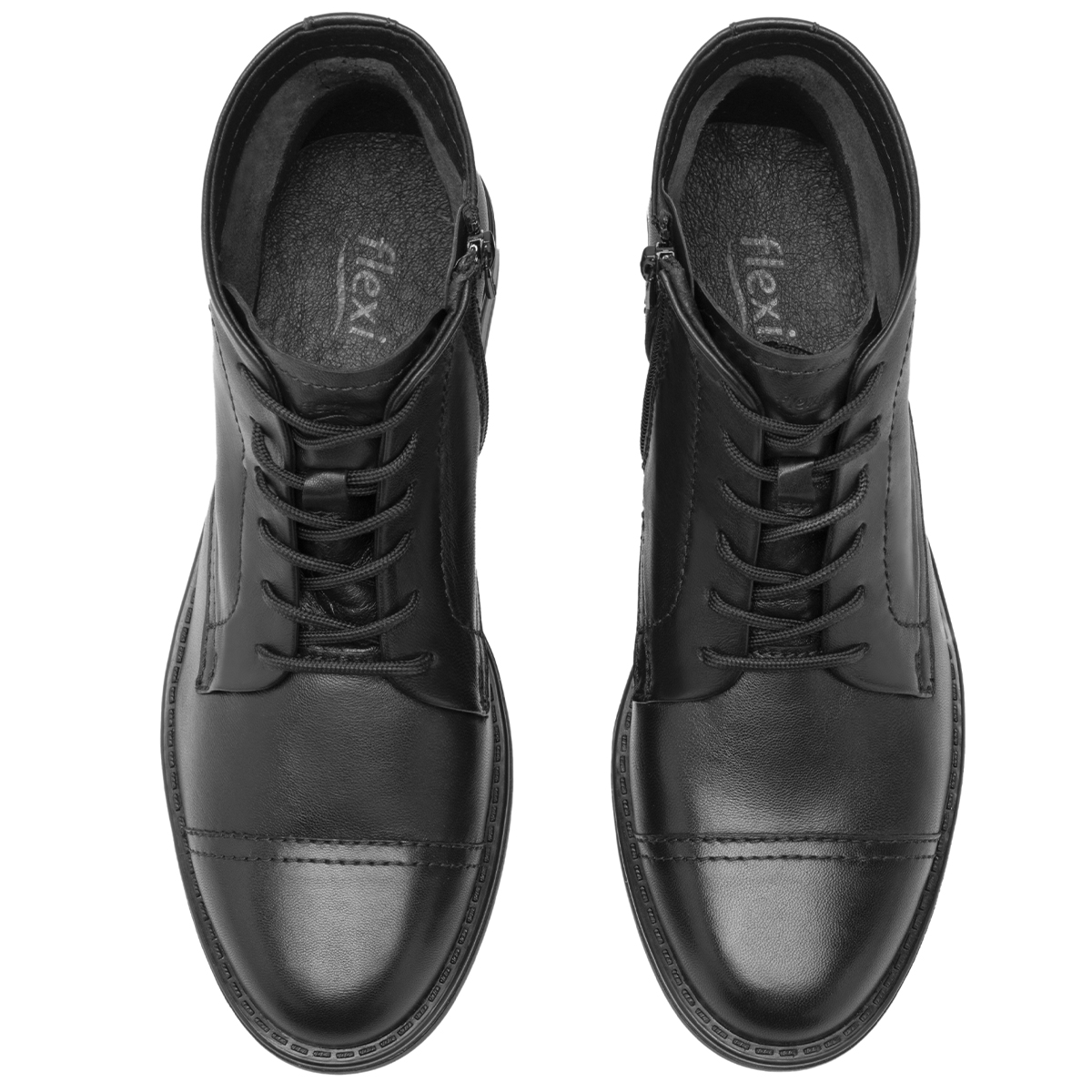 Botines Clasicos Semivetir Flexi Mujer 126907 Cierre Lateral