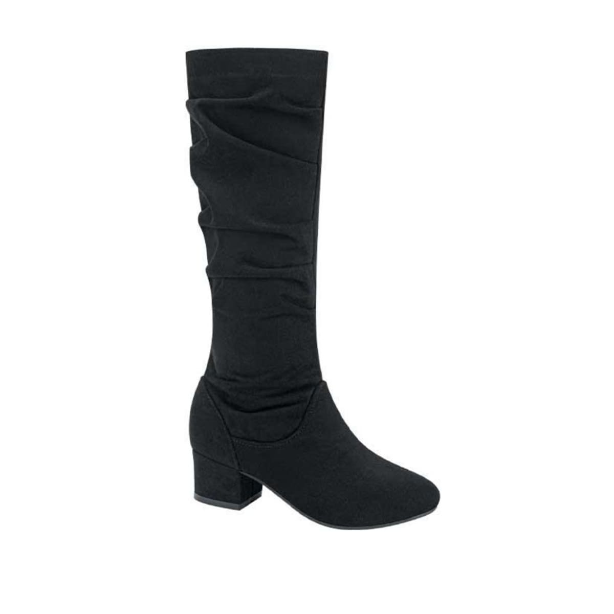 Botas largas negras de tacon hot sale