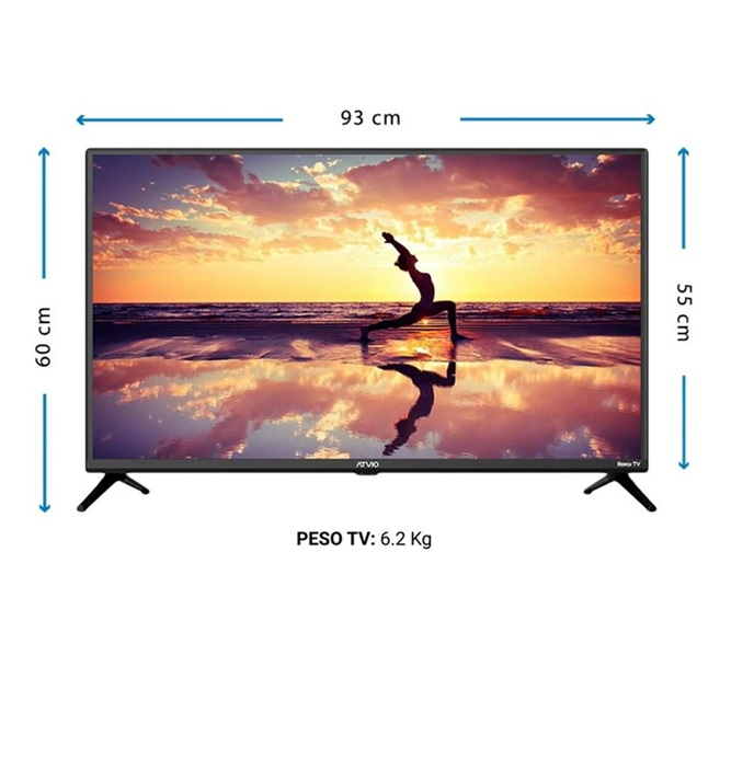 Tv Atvio 40 Pulgadas Hd Smart Tv Led Atv-40hdr