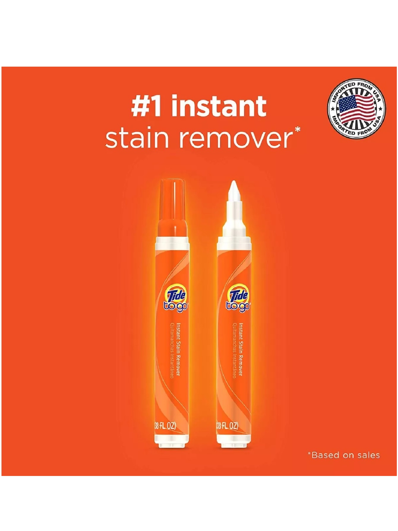 Tide To Go Lapiz Quitamanchas Instantáneo Removedor 10ml