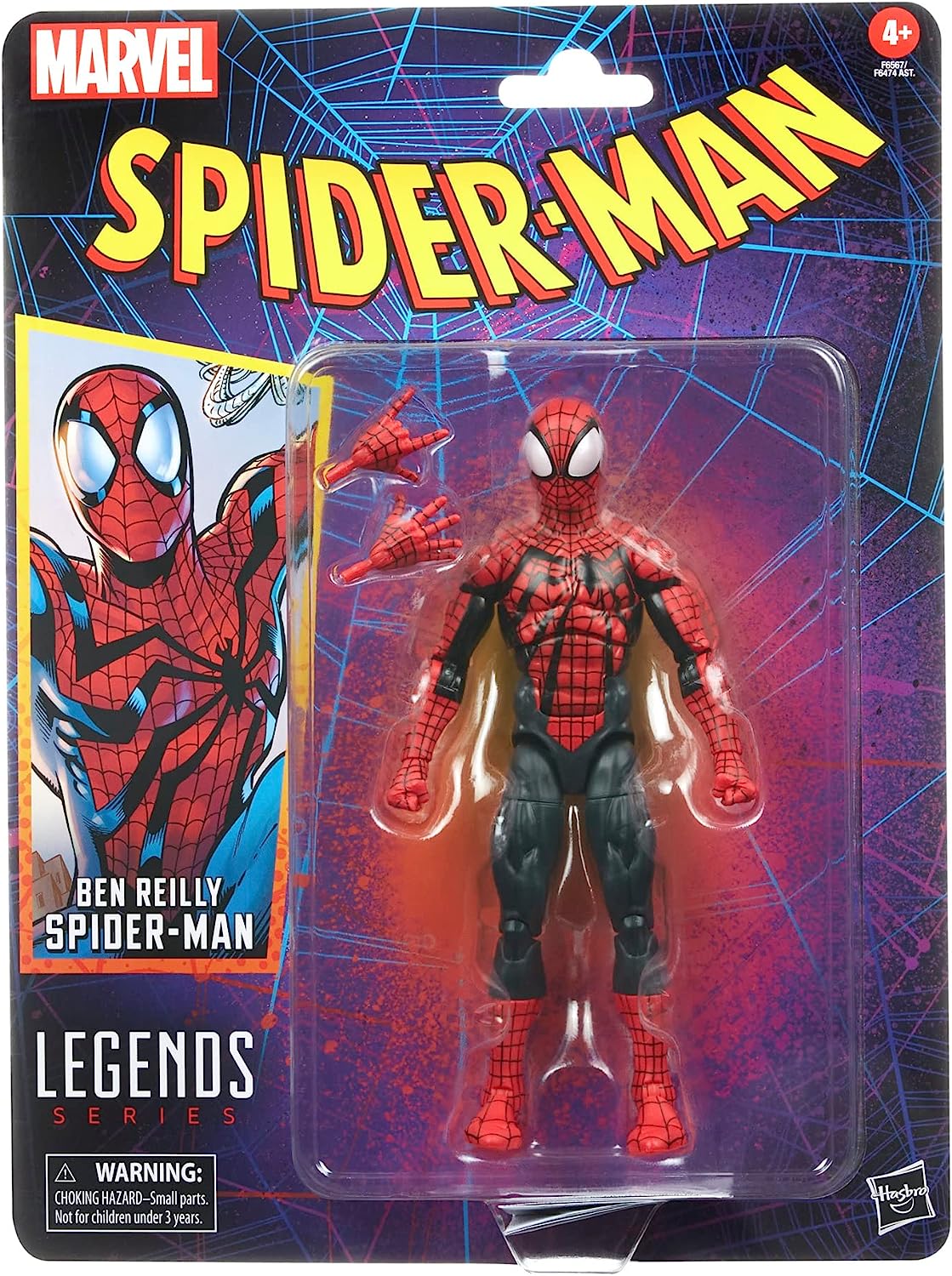 Spider-Man Retro Marvel Legends Ben Reilly Spider-Man