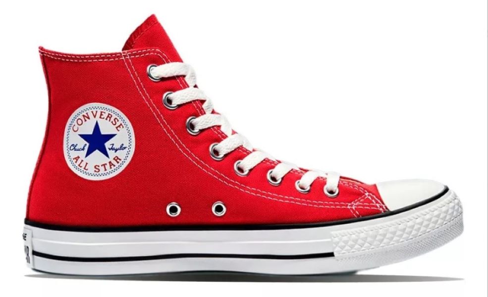 Tenis Converse Chuck Taylor Bota Lona Rojo