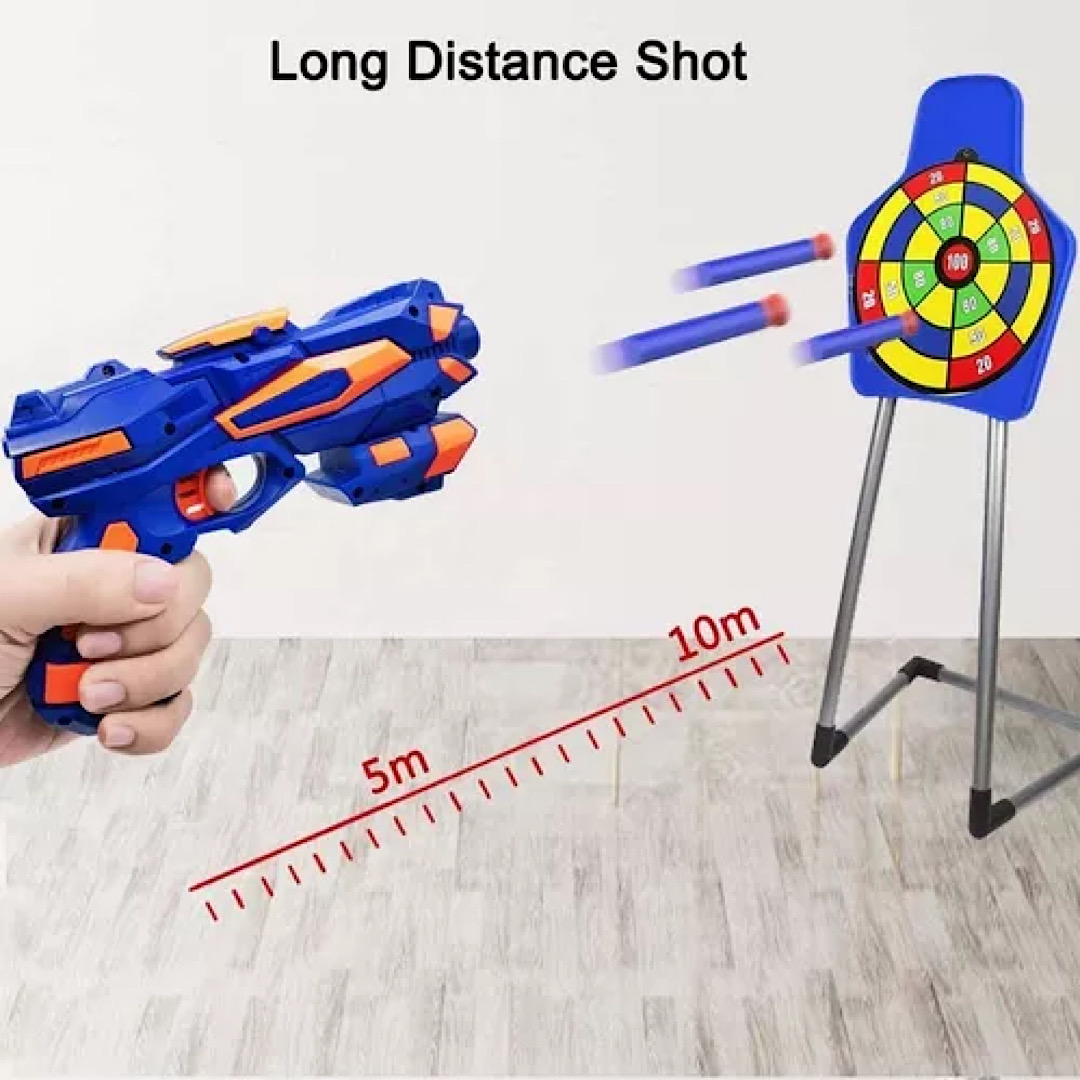Pistola Juguete De 40 Dardos Espuma Niño