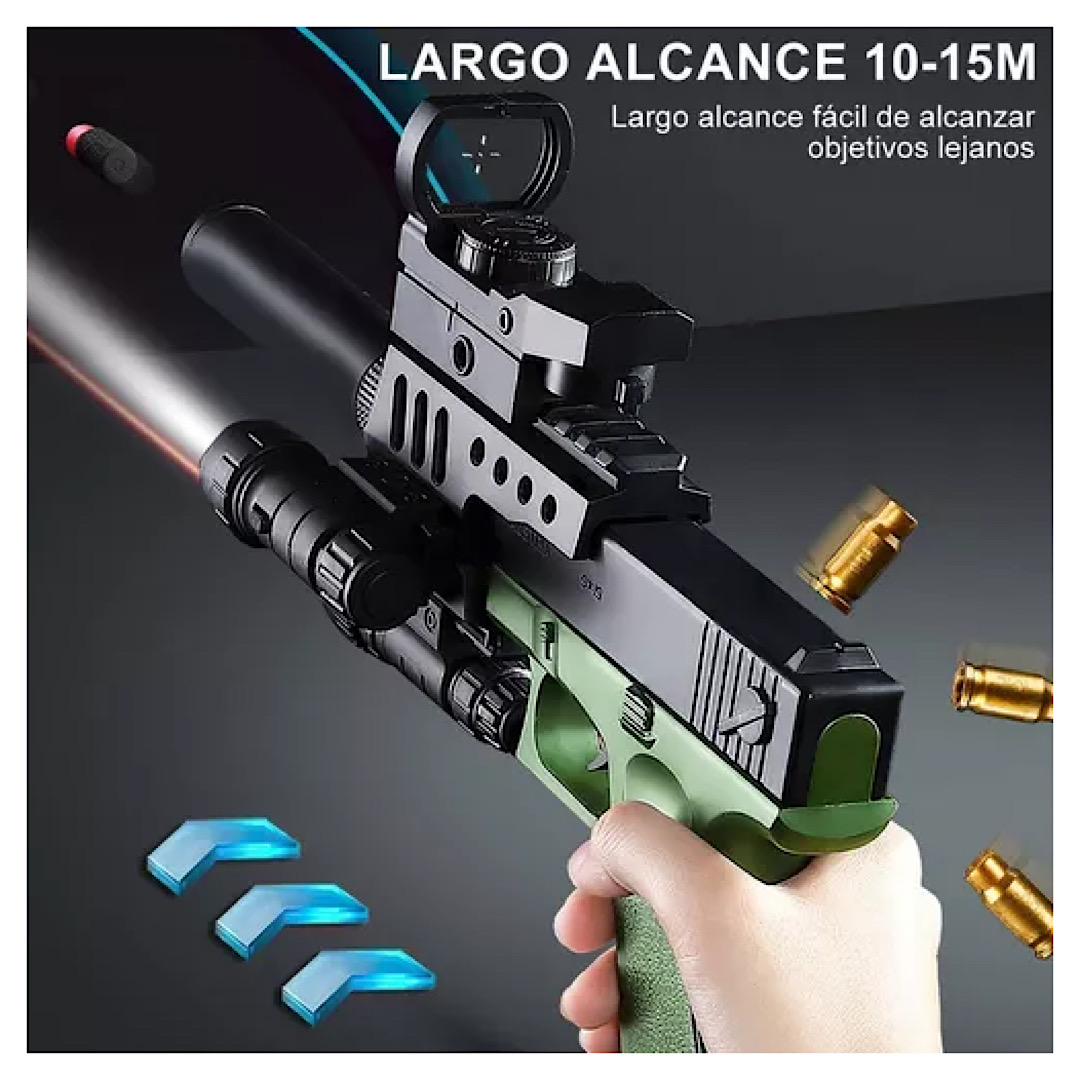 Profesional Pistola Glock De Juguete Para Niños