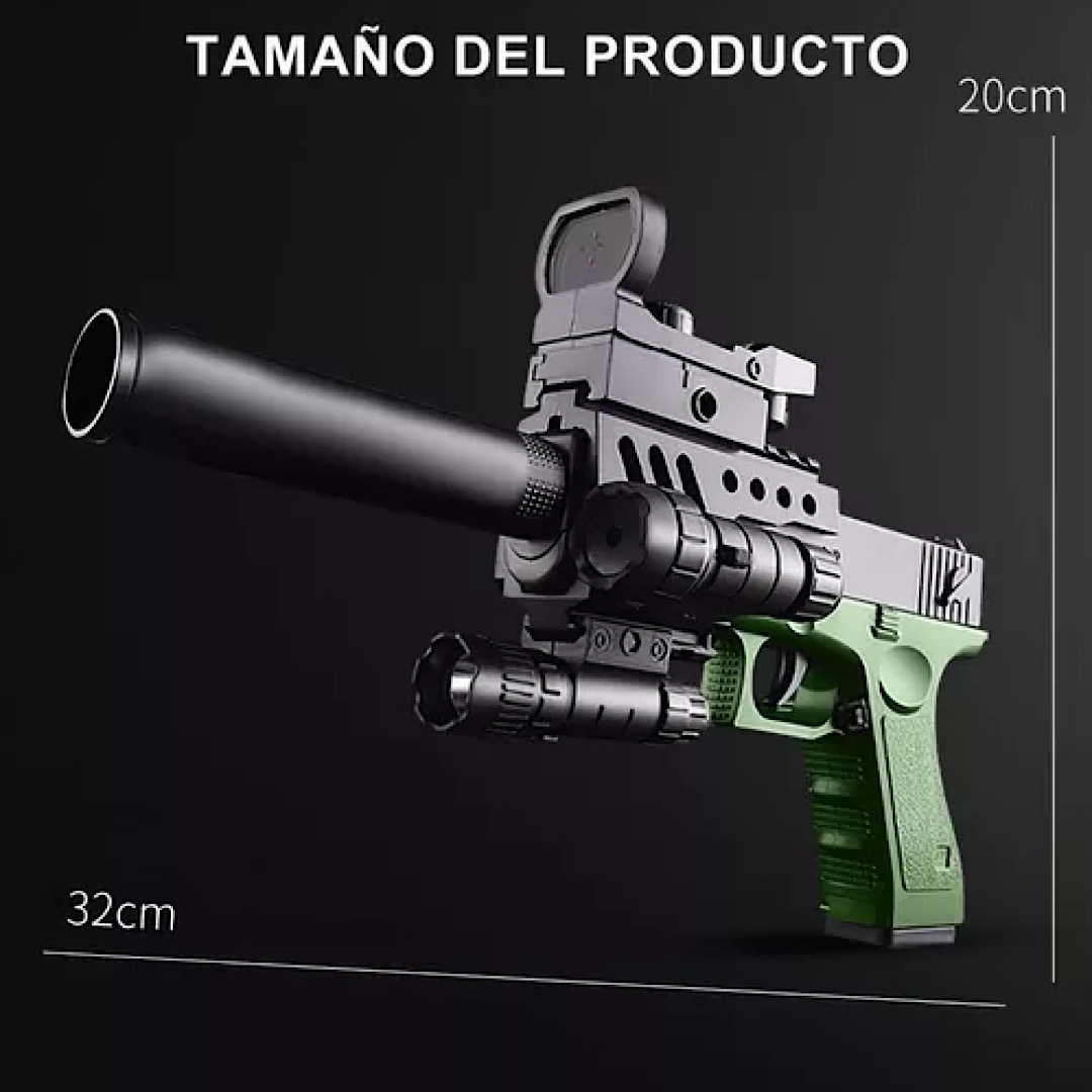 Profesional Pistola Glock De Juguete Para Niños