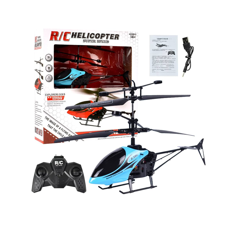 Helicóptero Drone De Control Remoto Recargable Luz Led