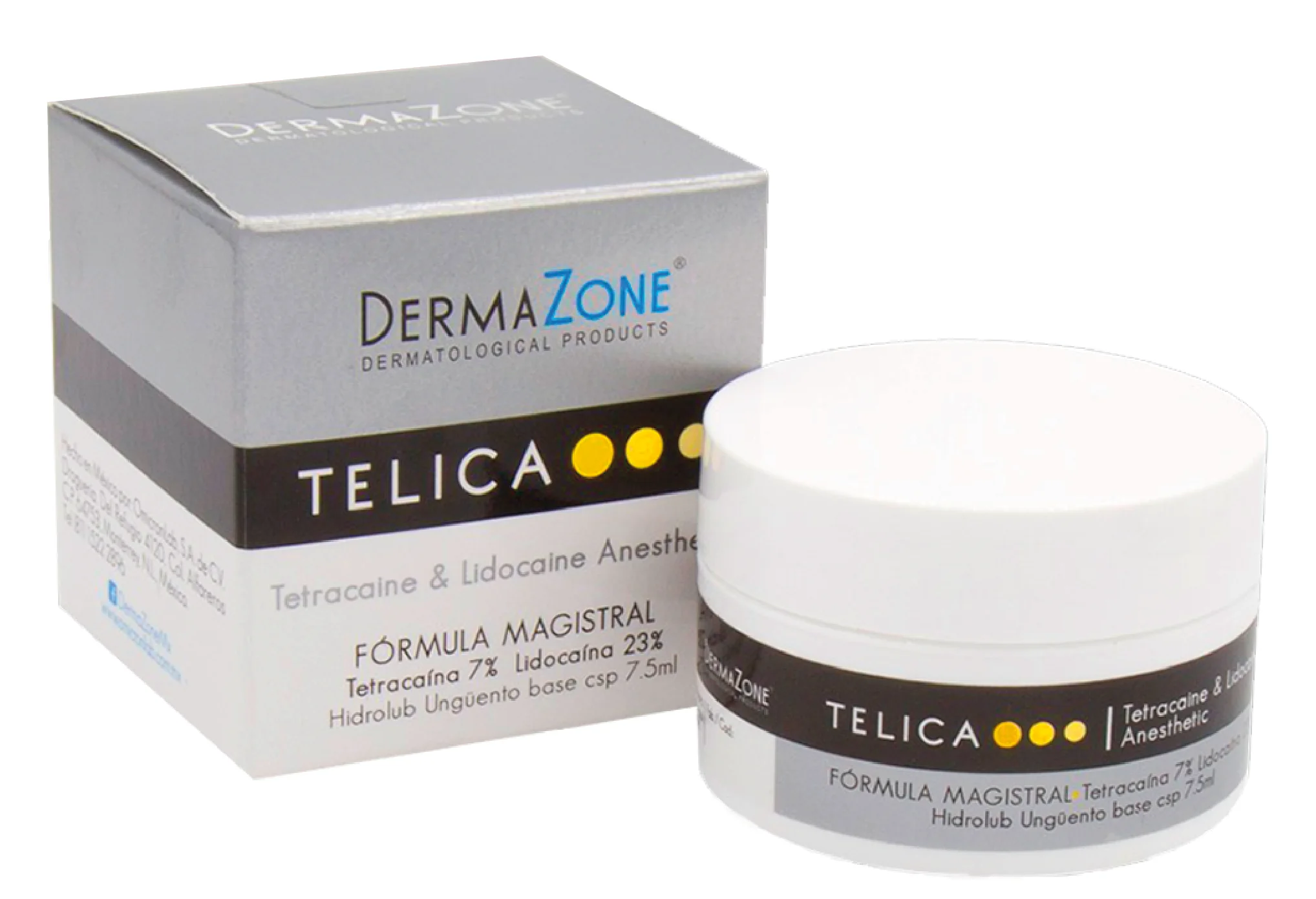 Telica 7.5 ml Tetracaina 7%, Lidocaina 23% Ungüento,