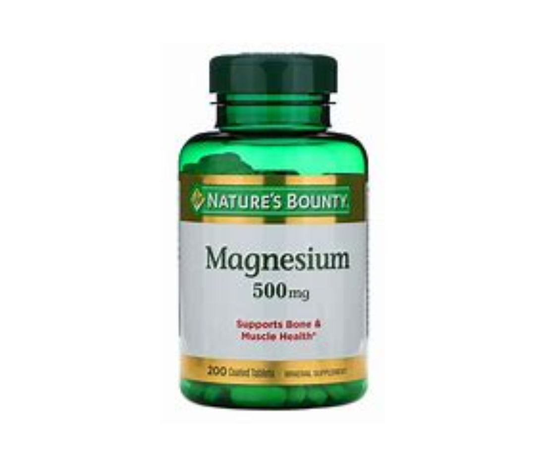 Vitaminas Natures Bounty Magnesium 500mg 200tabletas 