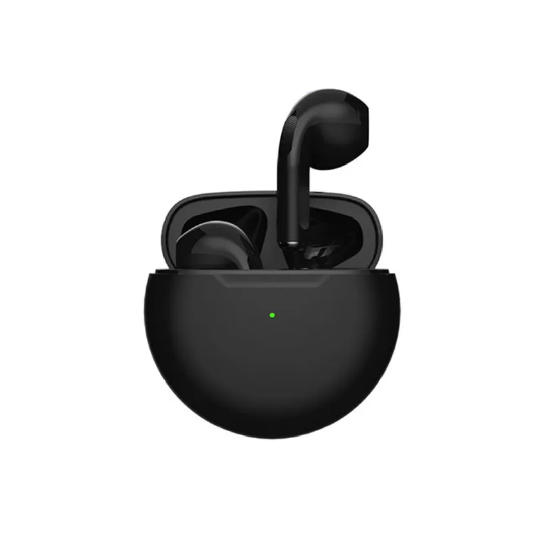 Audífonos Pro 6 Touch Bluetooth 5.1 Color Azul, Auriculares Inalambricos Sonido Estereo Version 5.1 +EDR In- EAR Gamer, Deportivos