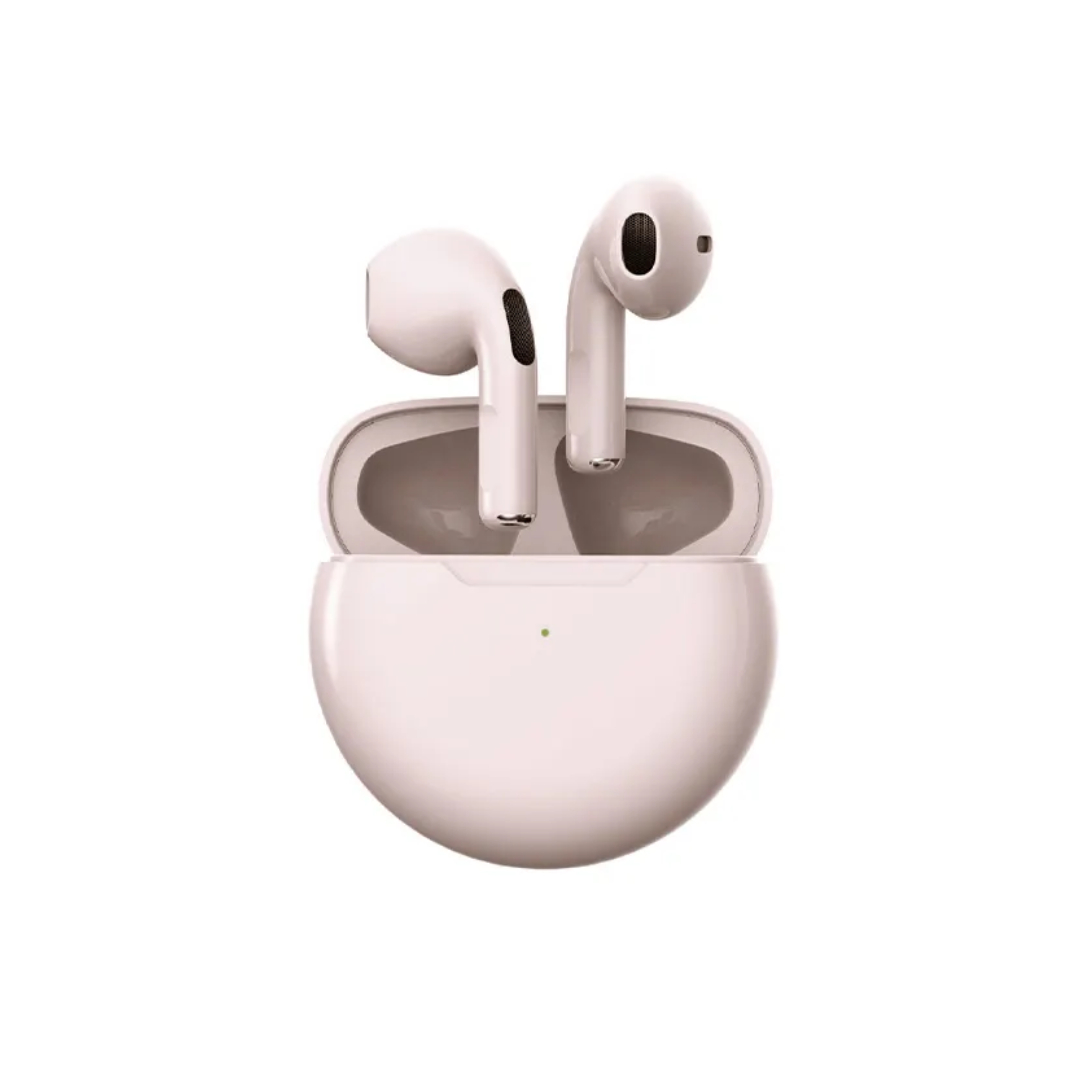 Audífonos Pro 6 Touch Bluetooth 5.1 Color Azul, Auriculares Inalambricos Sonido Estereo Version 5.1 +EDR In- EAR Gamer, Deportivos