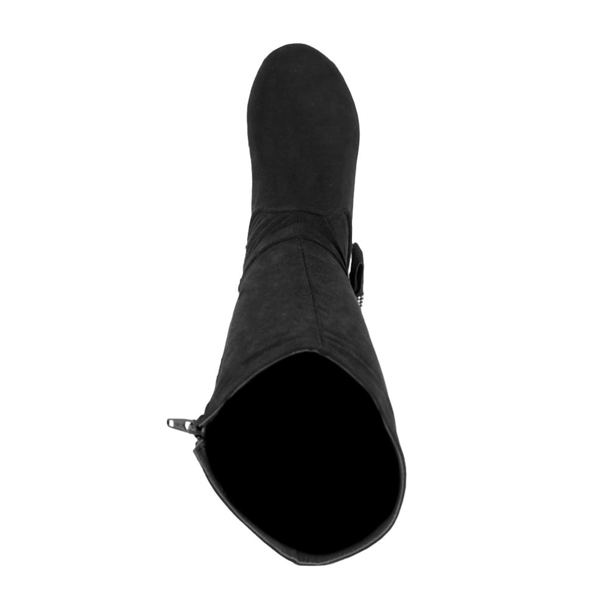 Botas negras de vestir, largas con tacón bajo, marca Vivis Shoes Kids, mod. 1109981