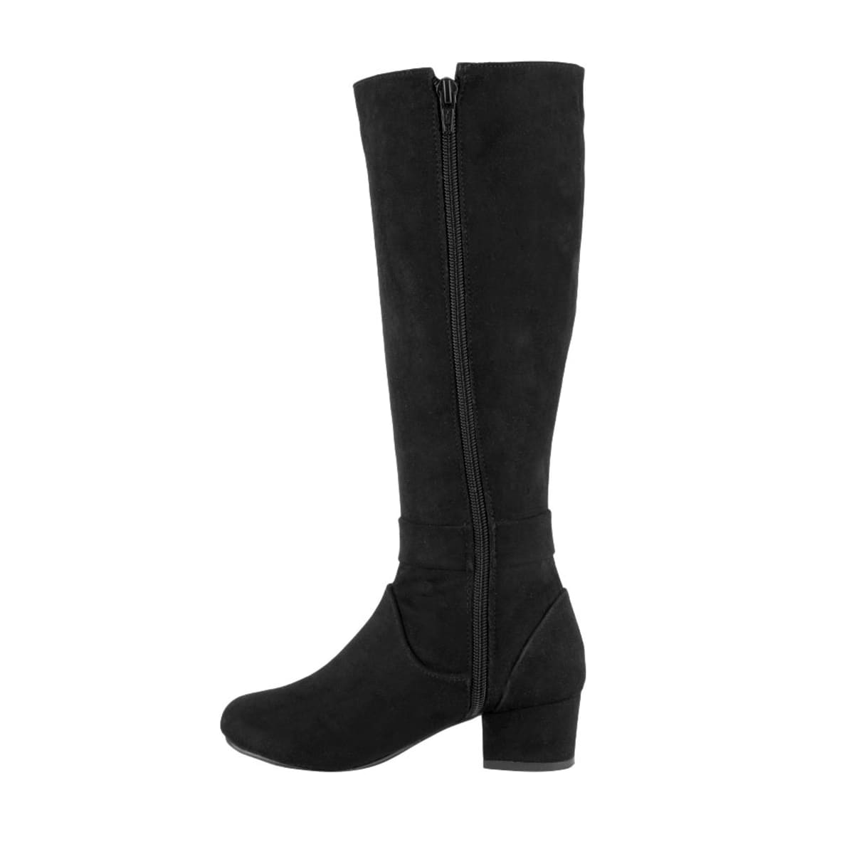 Botas negras de vestir, largas con tacón bajo, marca Vivis Shoes Kids, mod. 1109981