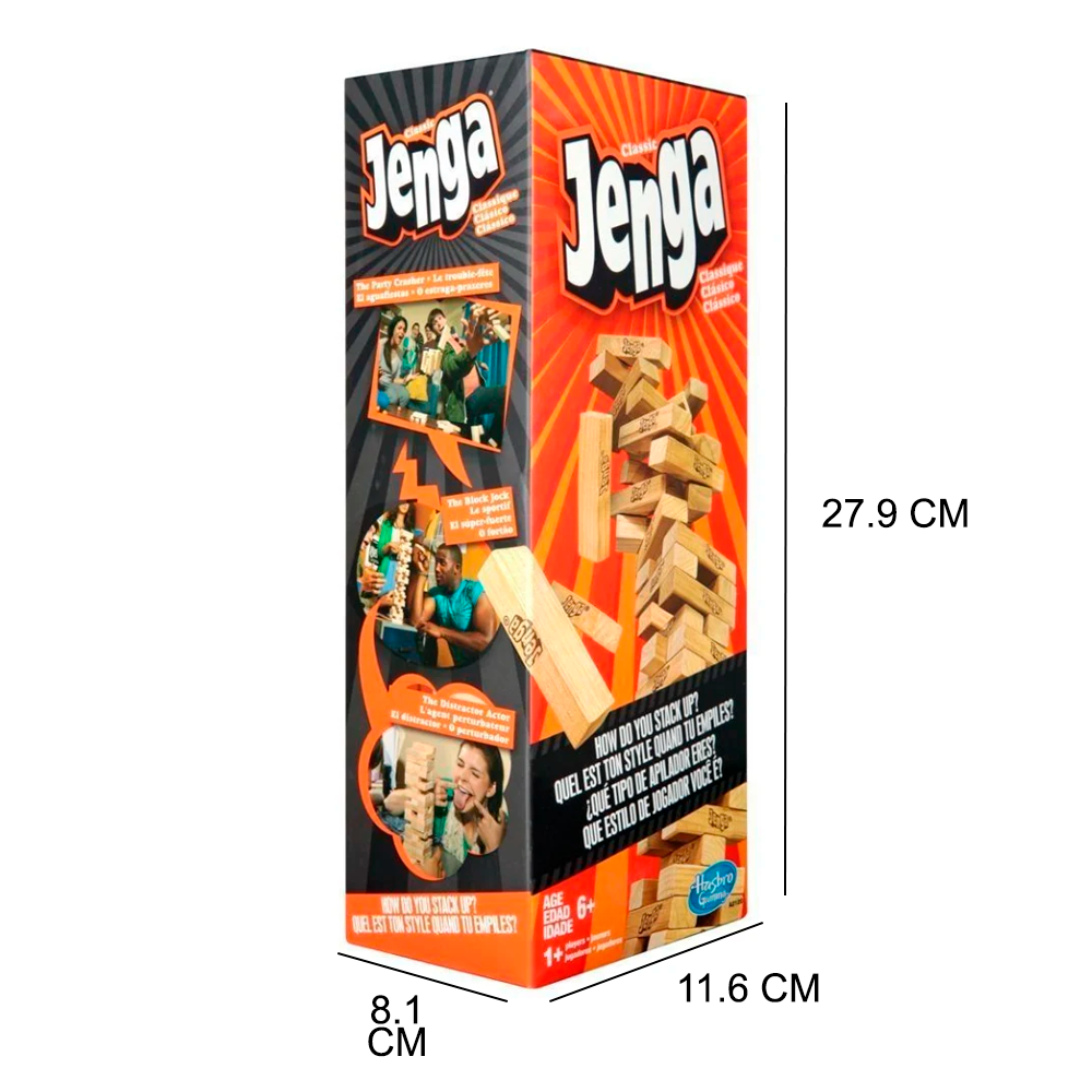 Juego de Mesa Jenga Clásico Hasbro A2120