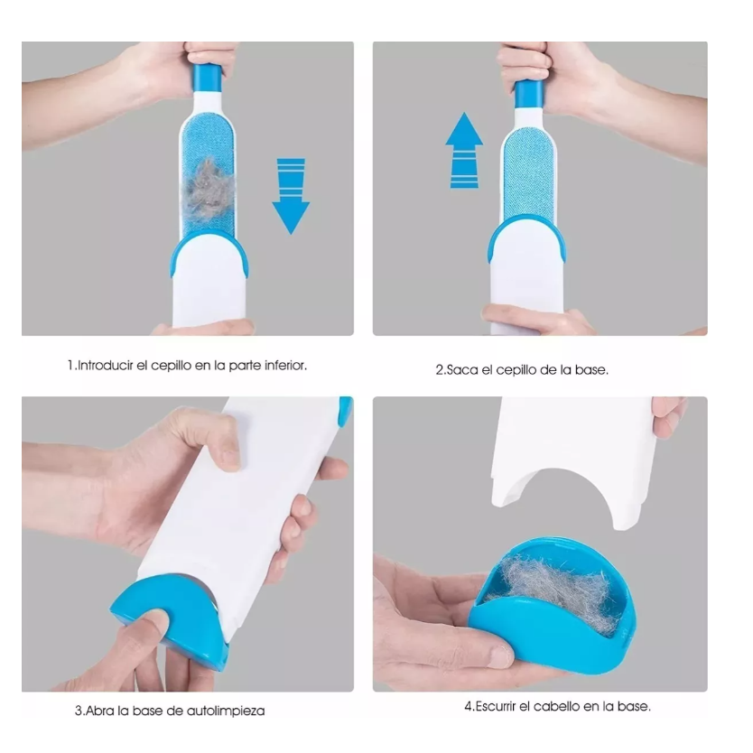 Cepillo Quita Pelo Removedor Pelusa Mascotas Ropa Muebles