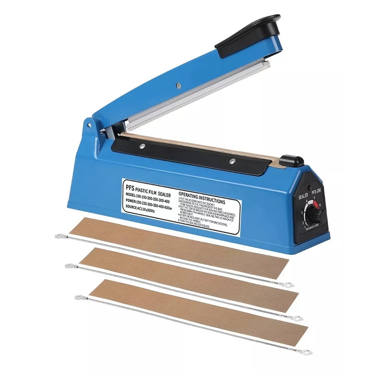 Maquina Selladora Bolsas Plastico Térmica Sella 20cm