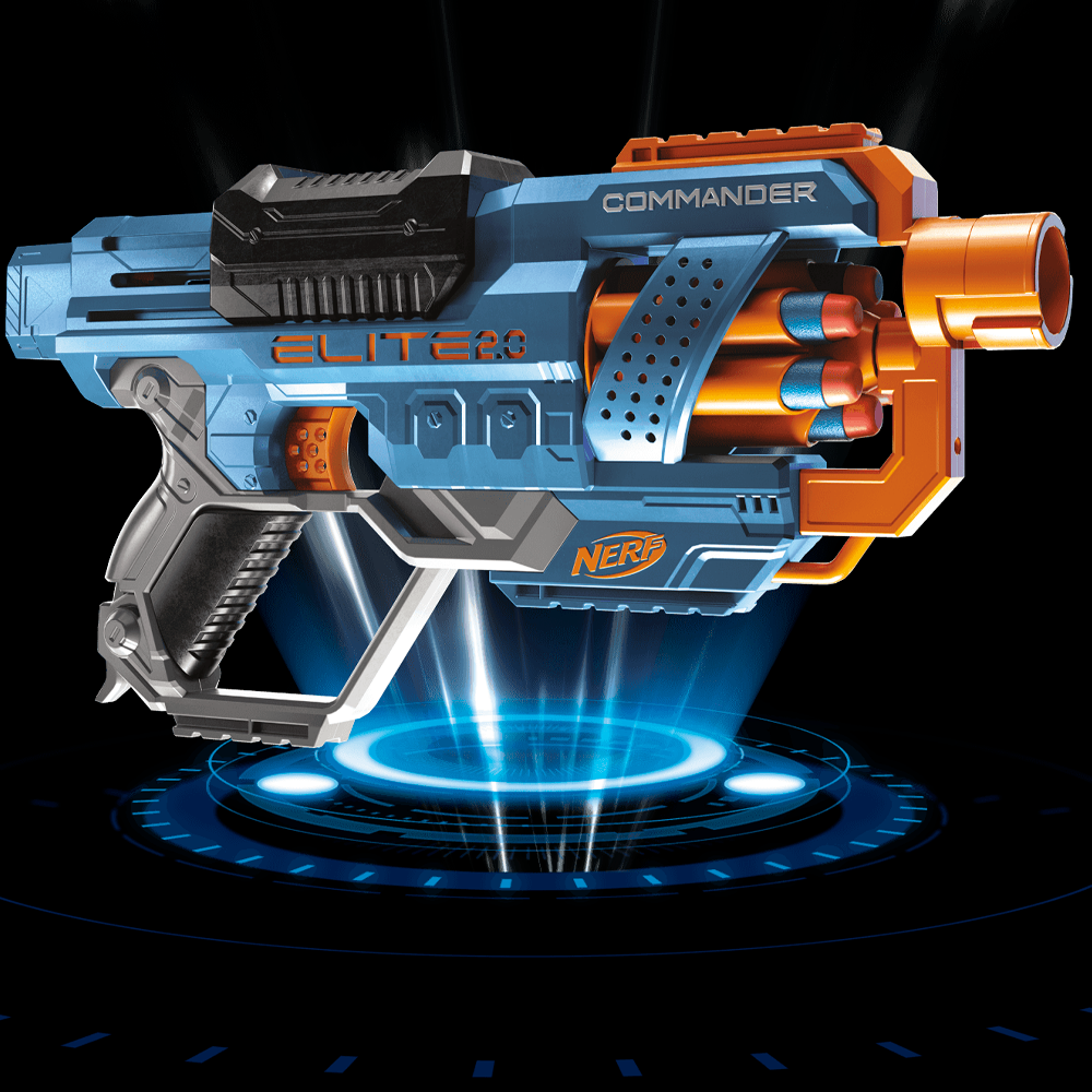 Lanzador Nerf Elite 2.0 Commander RD-6 E9485