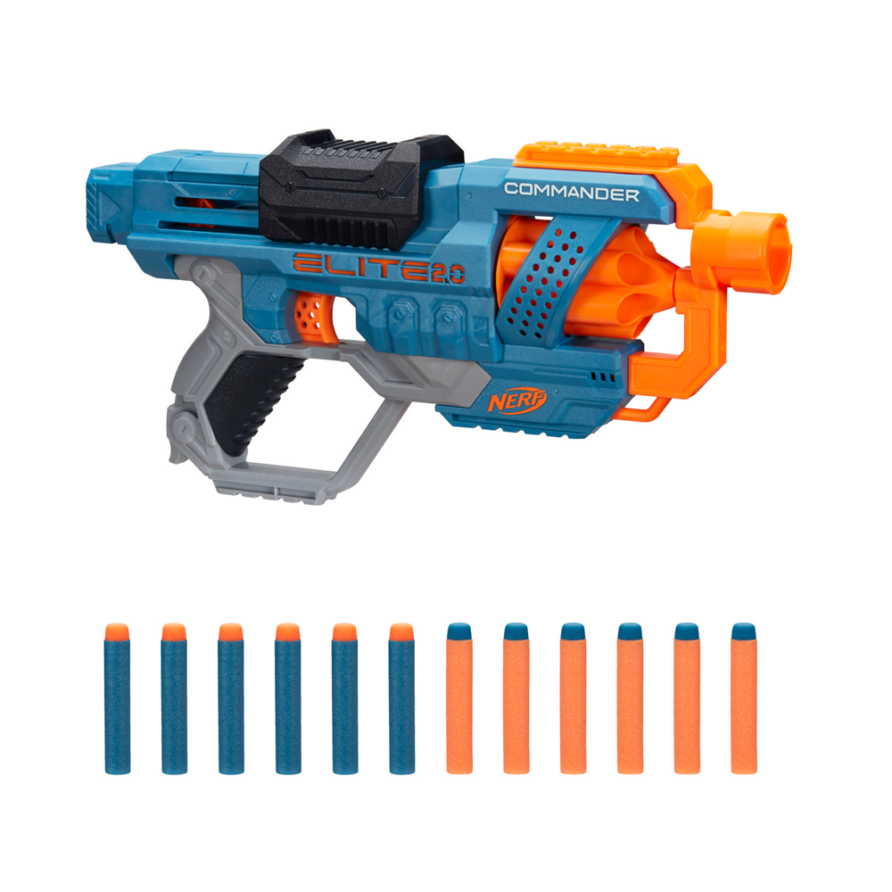 Lanzador Nerf Elite 2.0 Commander RD-6 E9485