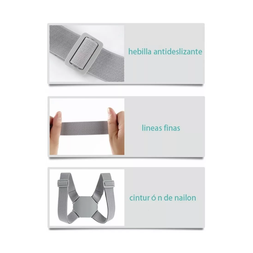 Corrector De Postura Con Recordatorio Inteligente Recargable