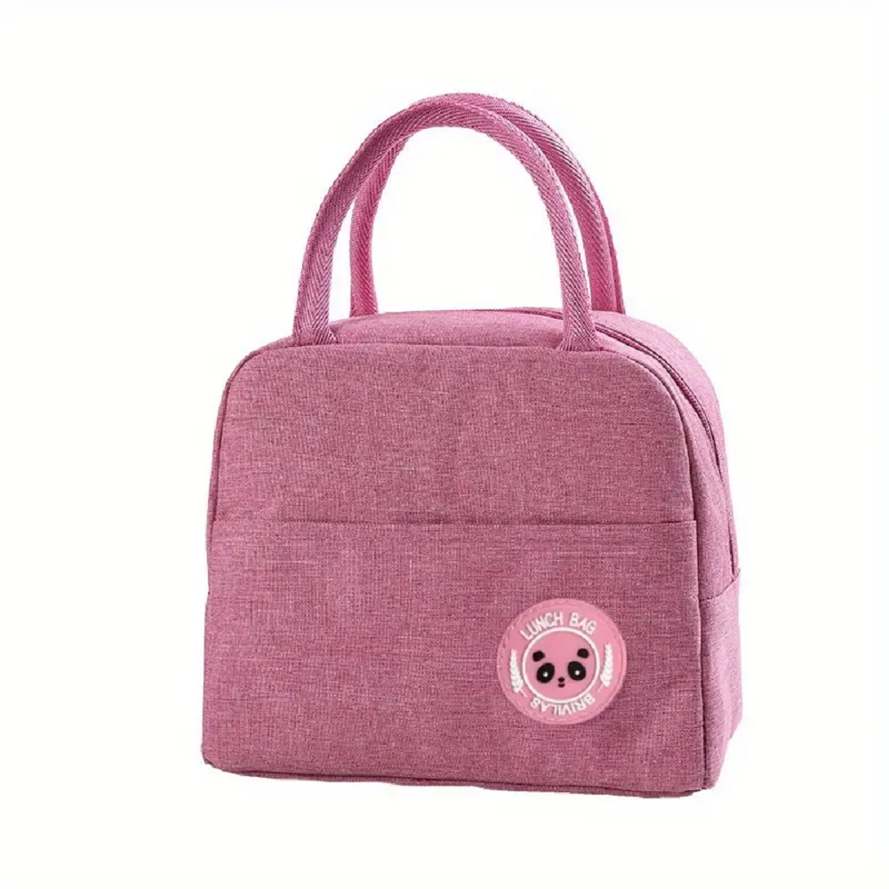 bolso lonchera Termico Rosa.