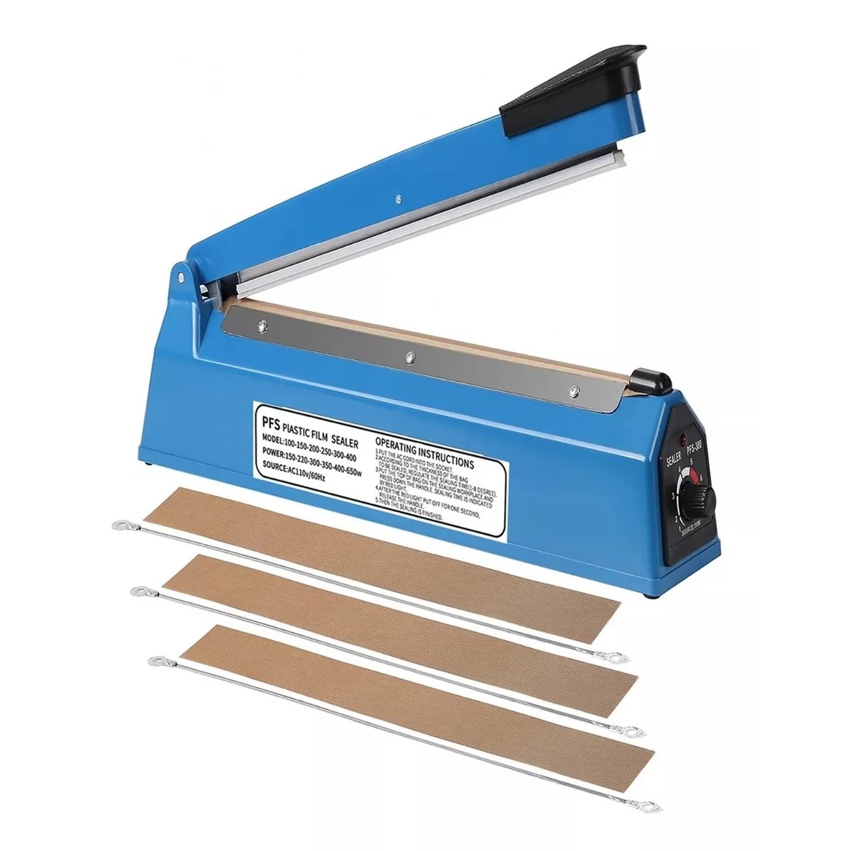 Maquina Térmica Selladora De Bolsas De Plástico De 30 Cm