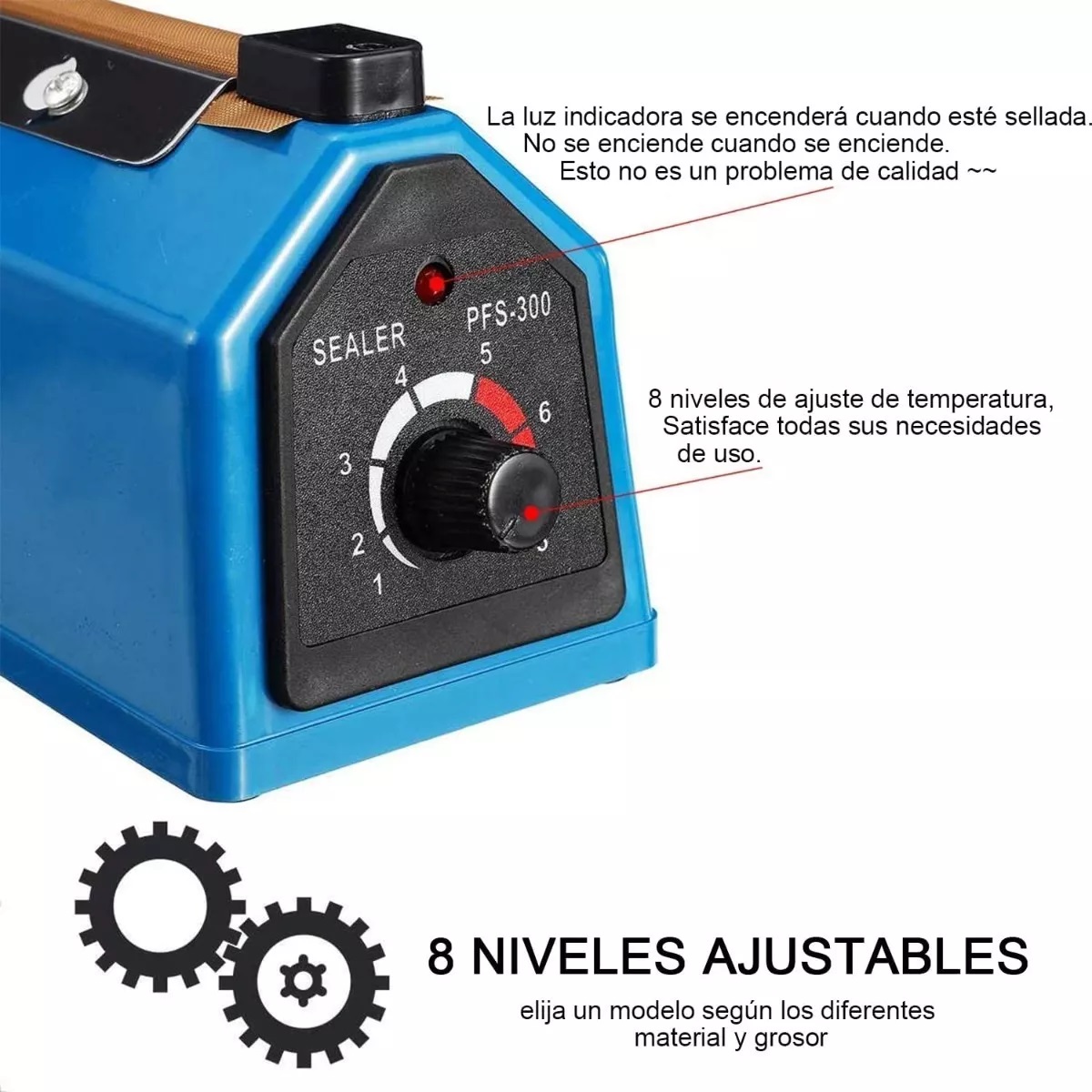 Maquina Térmica Selladora De Bolsas De Plástico De 30 Cm