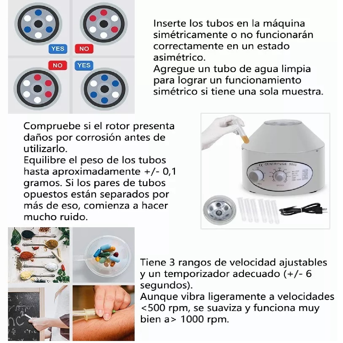 Máquina Centrifugadora Prp A 4000rpm Para Laboratorio